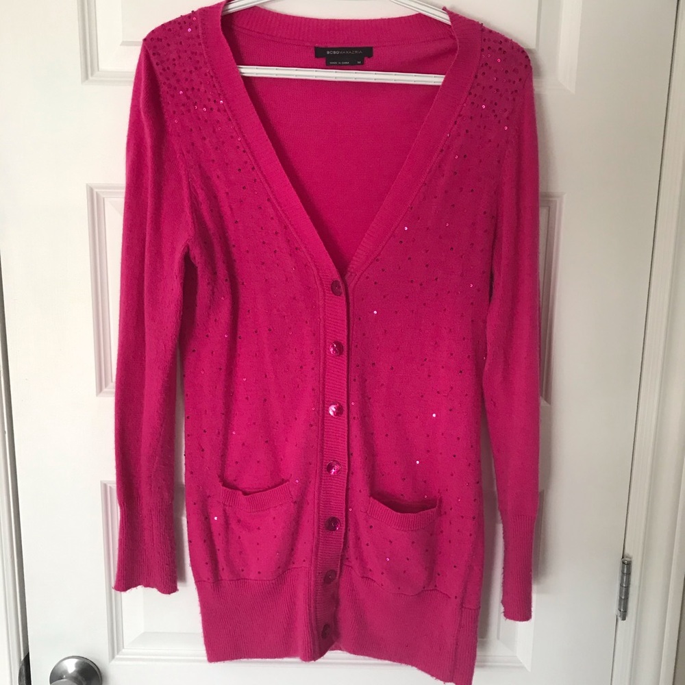 BCBG MaxAzria angora&wool blend cardigan